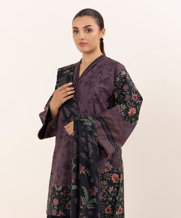 Sapphire 3 Piece Custom Stitched Suit - Black - LB30863