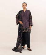 Sapphire 3 Piece Custom Stitched Suit - Black - LB30863