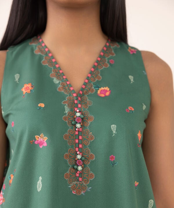 Sapphire 3 Piece Custom Stitched Suit - Green - LB30871