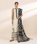 Sapphire 3 Piece Custom Stitched Suit - Off White - LB30576