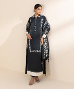 Sapphire 3 Piece Custom Stitched Suit - Black - LB30551