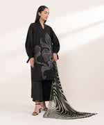 Sapphire 3 Piece Custom Stitched Suit - Black - LB30564