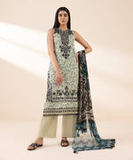 Sapphire 3 Piece Custom Stitched Suit - Off-White - LB30632