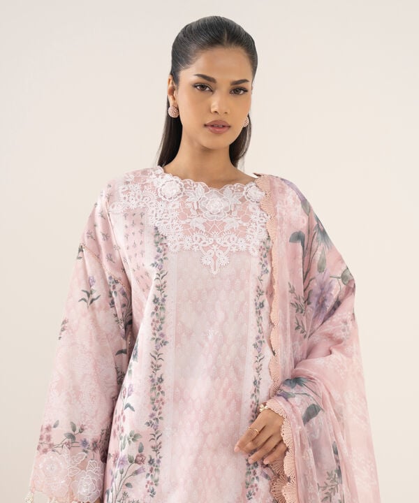 Sapphire 3 Piece Custom Stitched Suit - Pink - LB30845