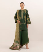 Sapphire 3 Piece Custom Stitched Suit - Green - LB30713