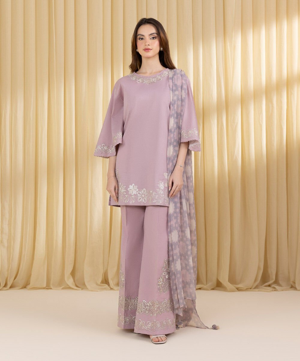 Sapphire 3 Piece Custom Stitched Suit - Pink - LB30155