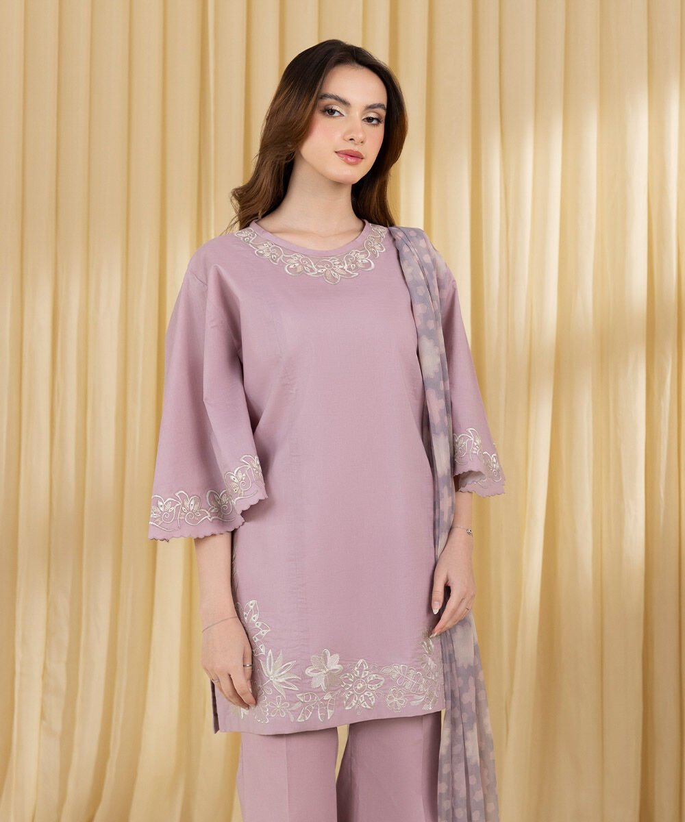 Sapphire 3 Piece Custom Stitched Suit - Pink - LB30155
