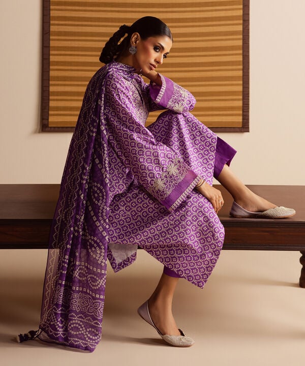 Sapphire 3 Piece Custom Stitched Suit - Purple - LB30623