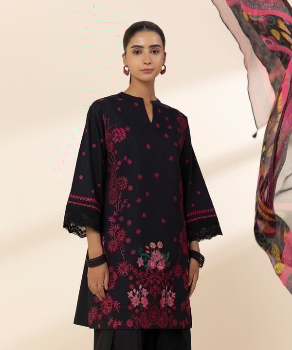 Sapphire 3 Piece Custom Stitched Suit - Black - LB30636