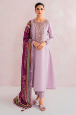 Jazmin 3 Piece Custom Stitched Suit - Purple - LB30027