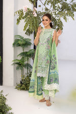 Sobia Nazir 3 Piece Custom Stitched Suit - Green - LB29782