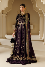 Jazmin 3 Piece Custom Stitched Suit - Purple - LB31706