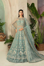 Akbar Aslam 3 Piece Custom Stitched Suit - Green - LB29914