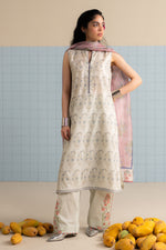 Zara Shahjahan 3 Piece Custom Stitched Suit - Gray - LB30517