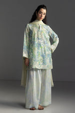 Zara Shahjahan 3 Piece Custom Stitched Suit - Yellow - LB31174