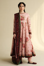 Zara Shahjahan 3 Piece Custom Stitched Suit - Pink - L100313