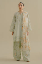 Zara Shahjahan 3 Piece Custom Stitched Suit - Green - LB30216