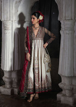 Hussain Rehar 3 Piece Custom Stitched Suit - Off-White - LB31337