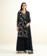 Sapphire 3 Piece Custom Stitched Suit - Black - LB31412