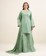 Sapphire 3 Piece Custom Stitched Suit - Green - LB31294