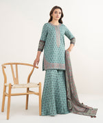 Sapphire 3 Piece Custom Stitched Suit - Green - LB31408