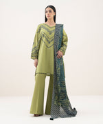 Sapphire 3 Piece Custom Stitched Suit - Green - LB31221