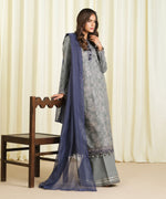 Sapphire 3 Piece Custom Stitched Suit - Gray - LB31216