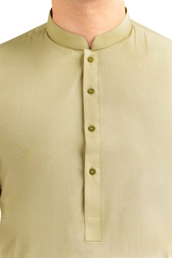 Gul Ahmed 2 Piece Custom Stitched Suit - Brown - LB30537