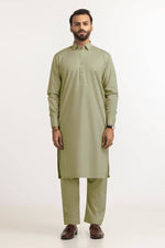 Gul Ahmed 2 Piece Custom Stitched Suit - Green - LB30465