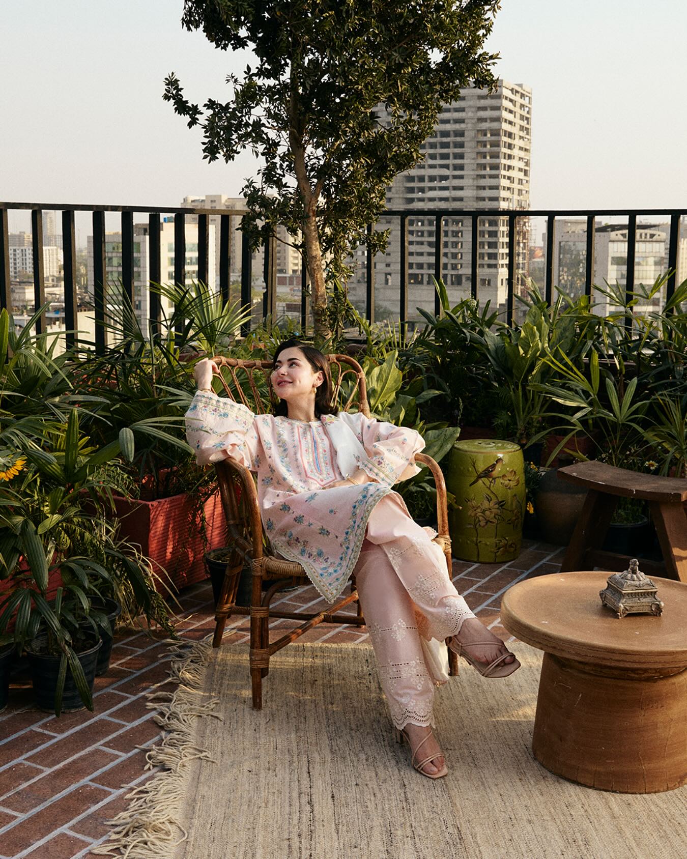 Zara Shahjahan 3 Piece Custom Stitched Suit - Pink - LB30232
