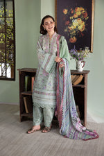 Sobia Nazir 3 Piece Custom Stitched Suit - Green - LB30317
