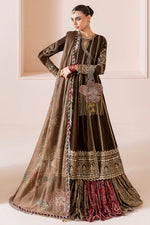 Jazmin 3 Piece Custom Stitched Suit - Brown - LB31711