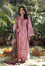 Asim Jofa 3 Piece Custom Stitched Suit - Pink - LB31641