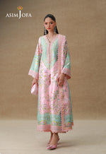 Asim Jofa 3 Piece Custom Stitched Suit - Pink - LB31252
