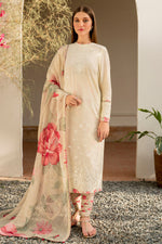 Jazmin 3 Piece Custom Stitched Suit - Beige - LB30022