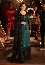 Asim Jofa 3 Piece Custom Stitched Suit - Green - LB30248