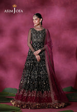 Asim Jofa 2 Piece Custom Stitched Suit - Black - LB31648