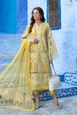 Maria.B 3 Piece Custom Stitched Suit - Yellow - LB29679