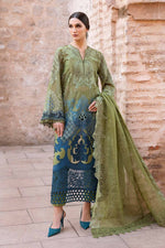 Maria.B 3 Piece Custom Stitched Suit - Green - LB29666