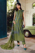 Maria.B 3 Piece Custom Stitched Suit - Green - LB31004