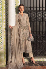 Maria.B 3 Piece Custom Stitched Suit - Coffee - LB29688