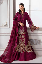 Maria.B 3 Piece Custom Stitched Suit - Purple - LB30004