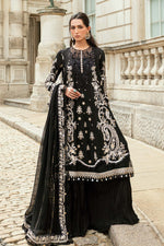 Maria.B 3 Piece Custom Stitched Suit - Black - LB31085