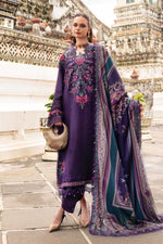 Maria.B 3 Piece Custom Stitched Suit - Purple - LB31104