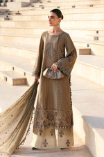 Maria.B 3 Piece Custom Stitched Suit - Beige - LB31437