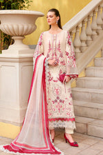 Maria.B 3 Piece Custom Stitched Suit - Off-White - LB31440