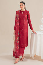 Jazmin 3 Piece Custom Stitched Suit - Red - LB30665