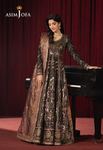 Asim Jofa 3 Piece Custom Stitched Suit - Black - LB29505