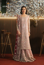 Asim Jofa 3 Piece Custom Stitched Suit - Pink - LB29507