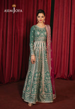 Asim Jofa 3 Piece Custom Stitched Suit - Green - LB29504